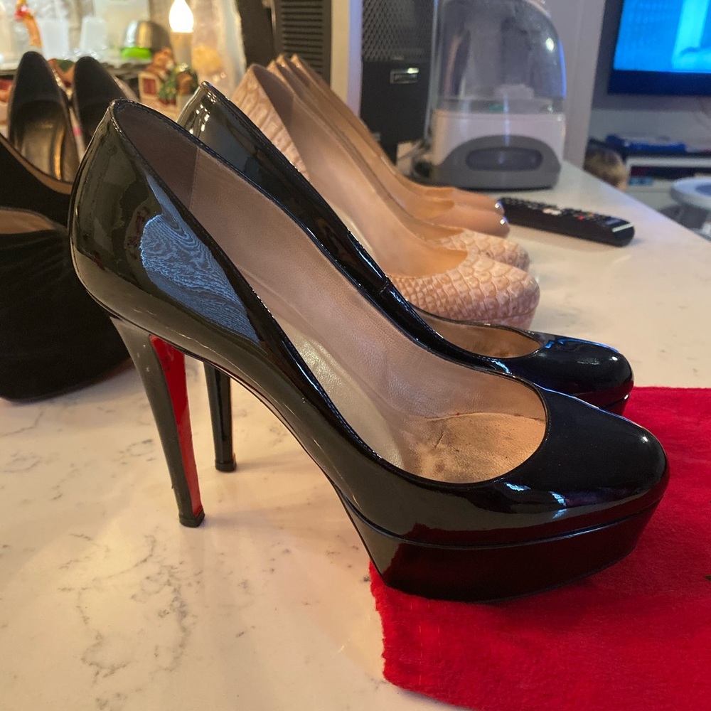 Christian Louboutin Bianca patten leather heels